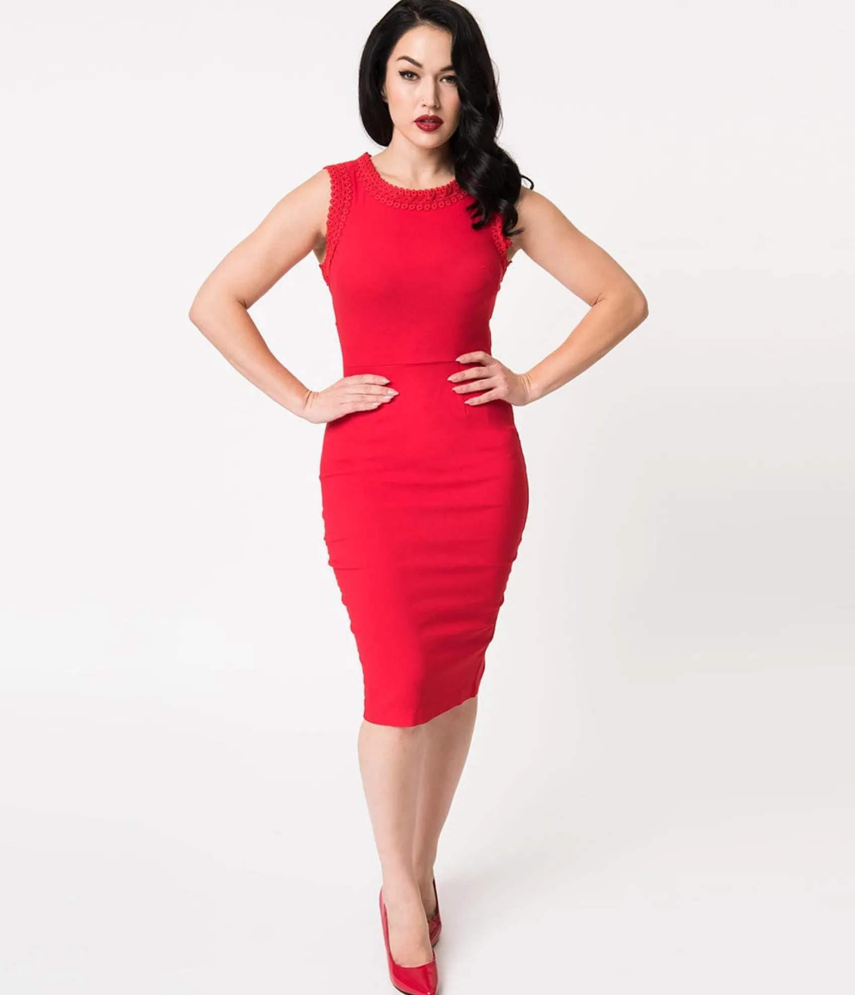 Unique Vintage Barbie x Red Matinee Fashion Sheath Dress & Jacket Clearance