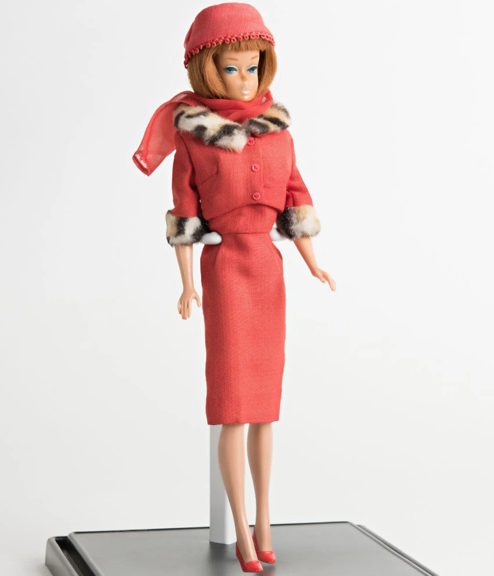 Unique Vintage Barbie x Red Matinee Fashion Sheath Dress & Jacket Clearance