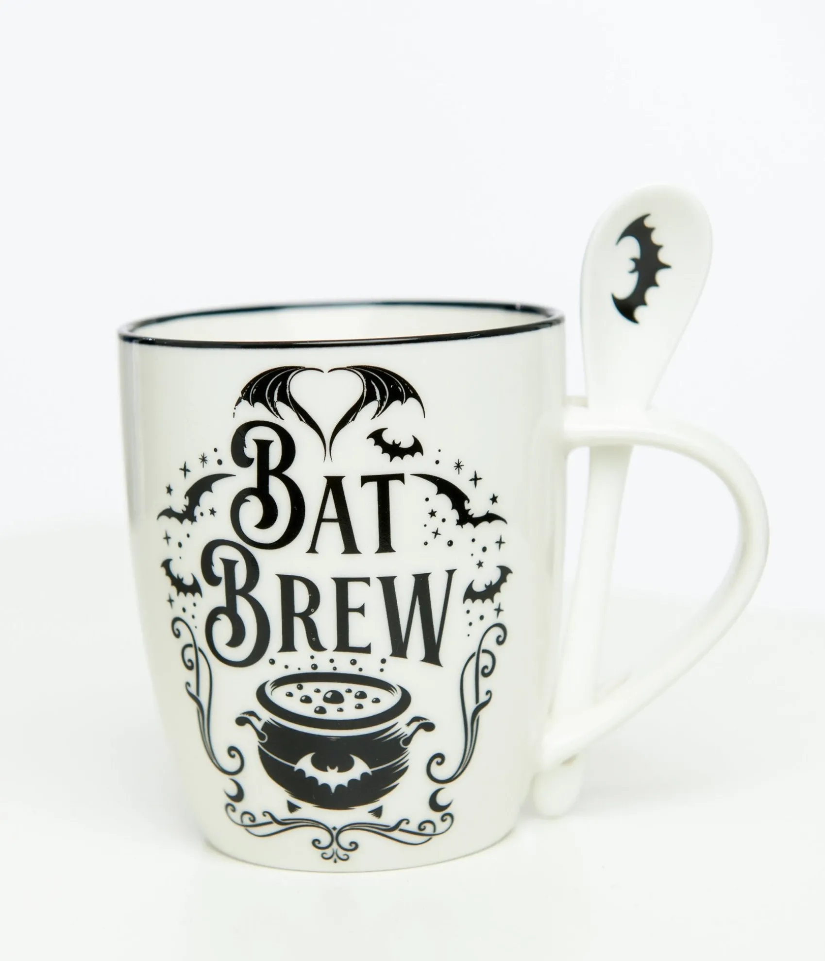 Unique Vintage Bat Brew Mug & Spoon Set Best