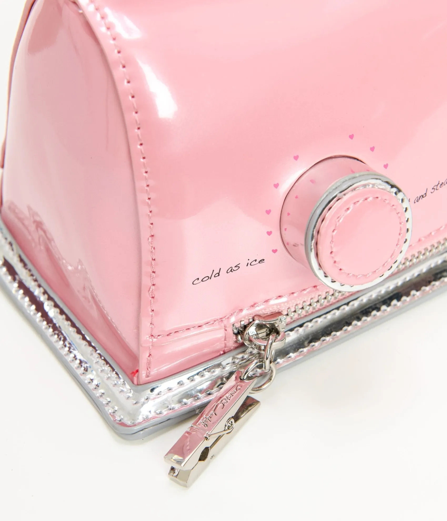 Unique Vintage Betsey Johnson Pink Iron Crossbody Bag Store