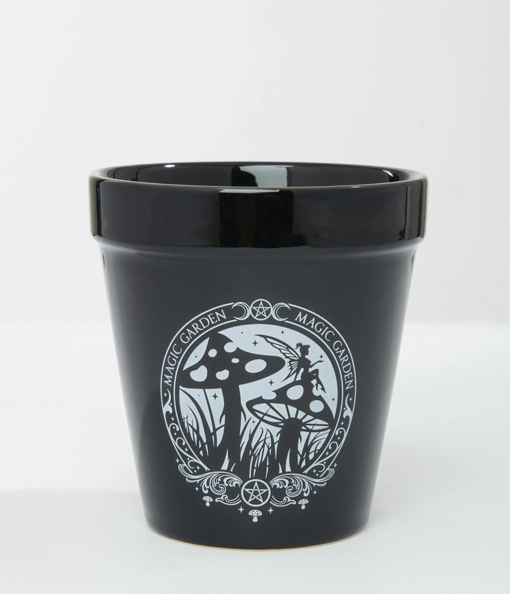 Unique Vintage Black Magic Garden Plant Pot Clearance
