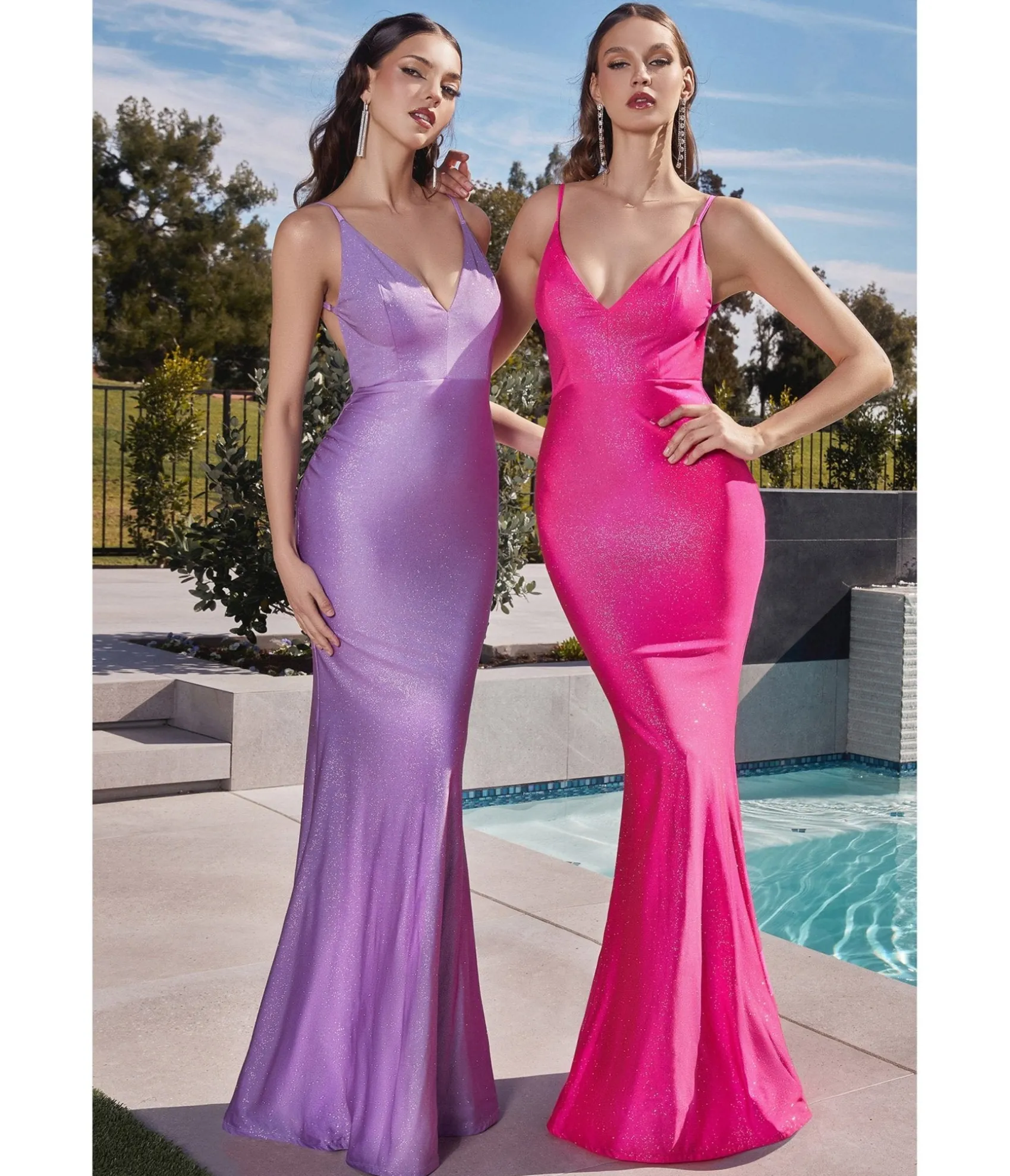 Unique Vintage Cinderella Divine Barbie Pink Glitter Satin Sultry Fitted Evening Dress Store