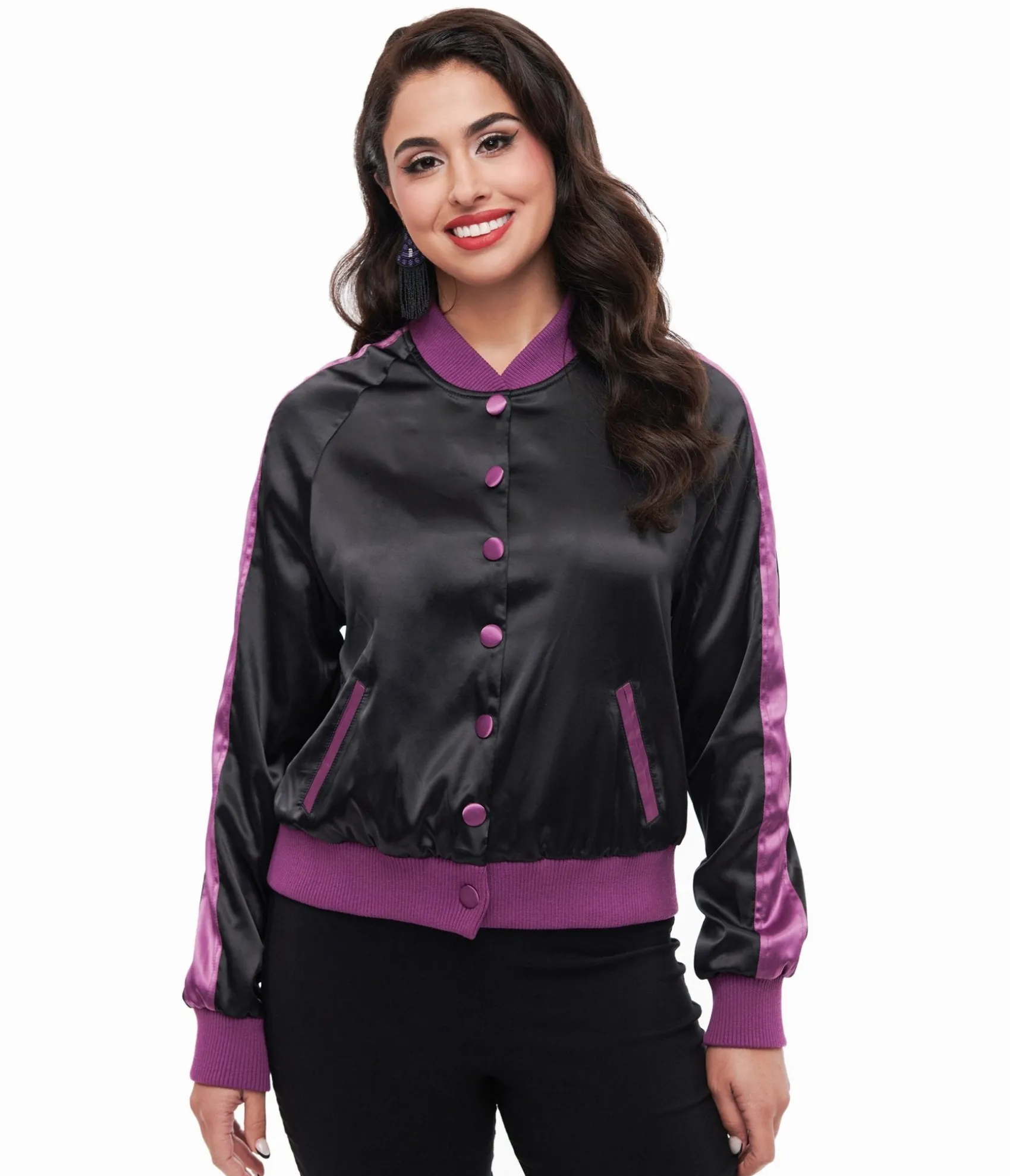Unique Vintage Disney Hocus Pocus Collection by Purple & Black Hocus Pocus Spell Bomber Jacket Store