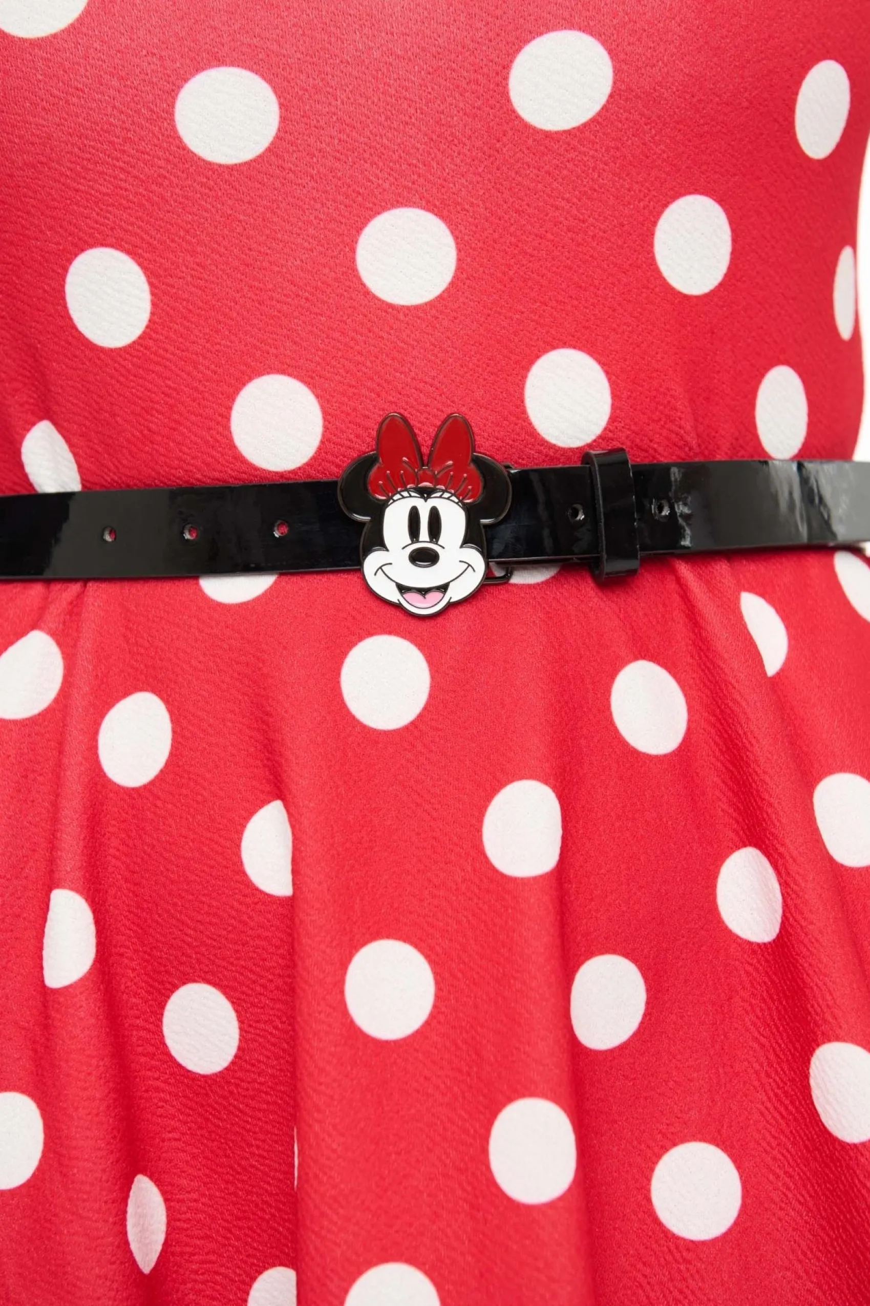Unique Vintage Disney Mickey & Friends Collection by Smak Parlour Red & White Polka Dot Minnie Mouse Flare Dress Shop
