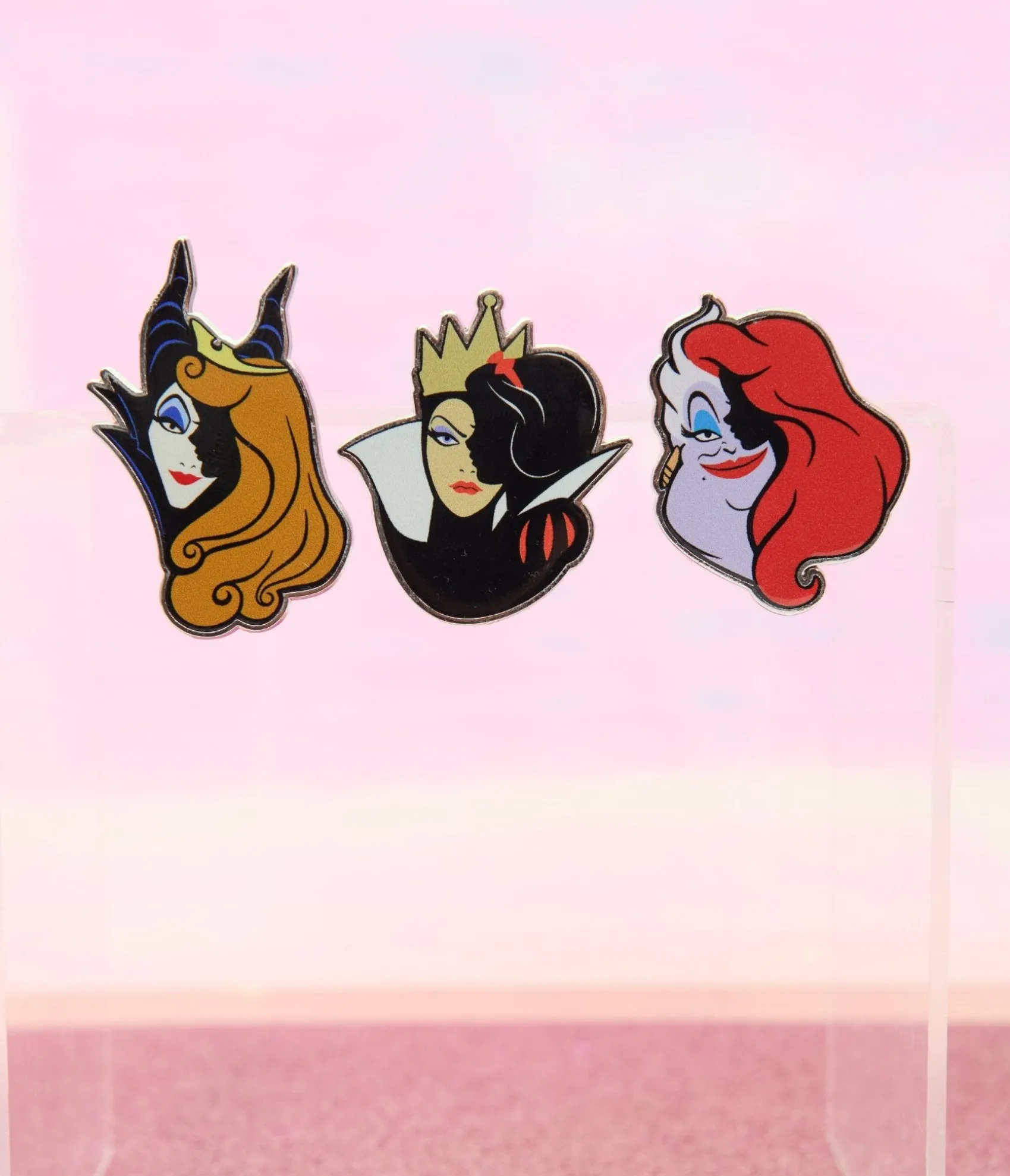 Unique Vintage Disney Princess collection by Princess & Villain Pin Set New