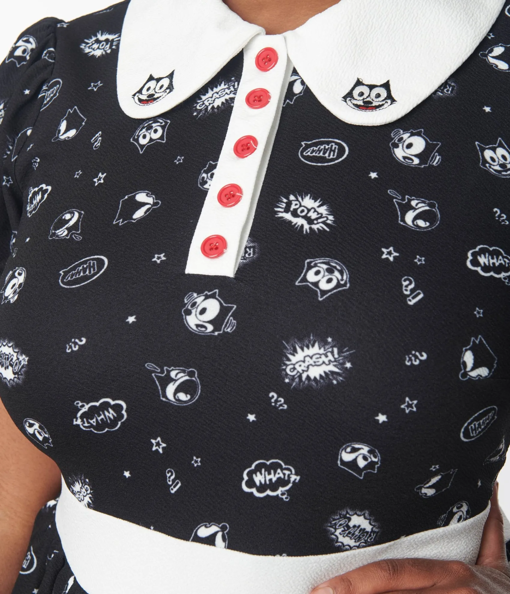 Unique Vintage Felix the Cat x Felix Comic Flare Dress Best Sale