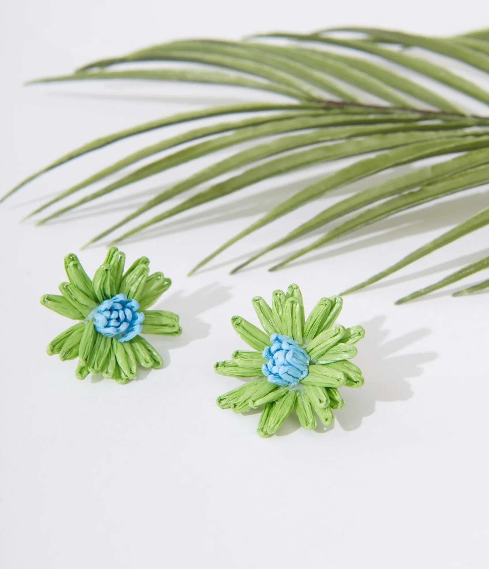 Unique Vintage Green Flower Earrings Best