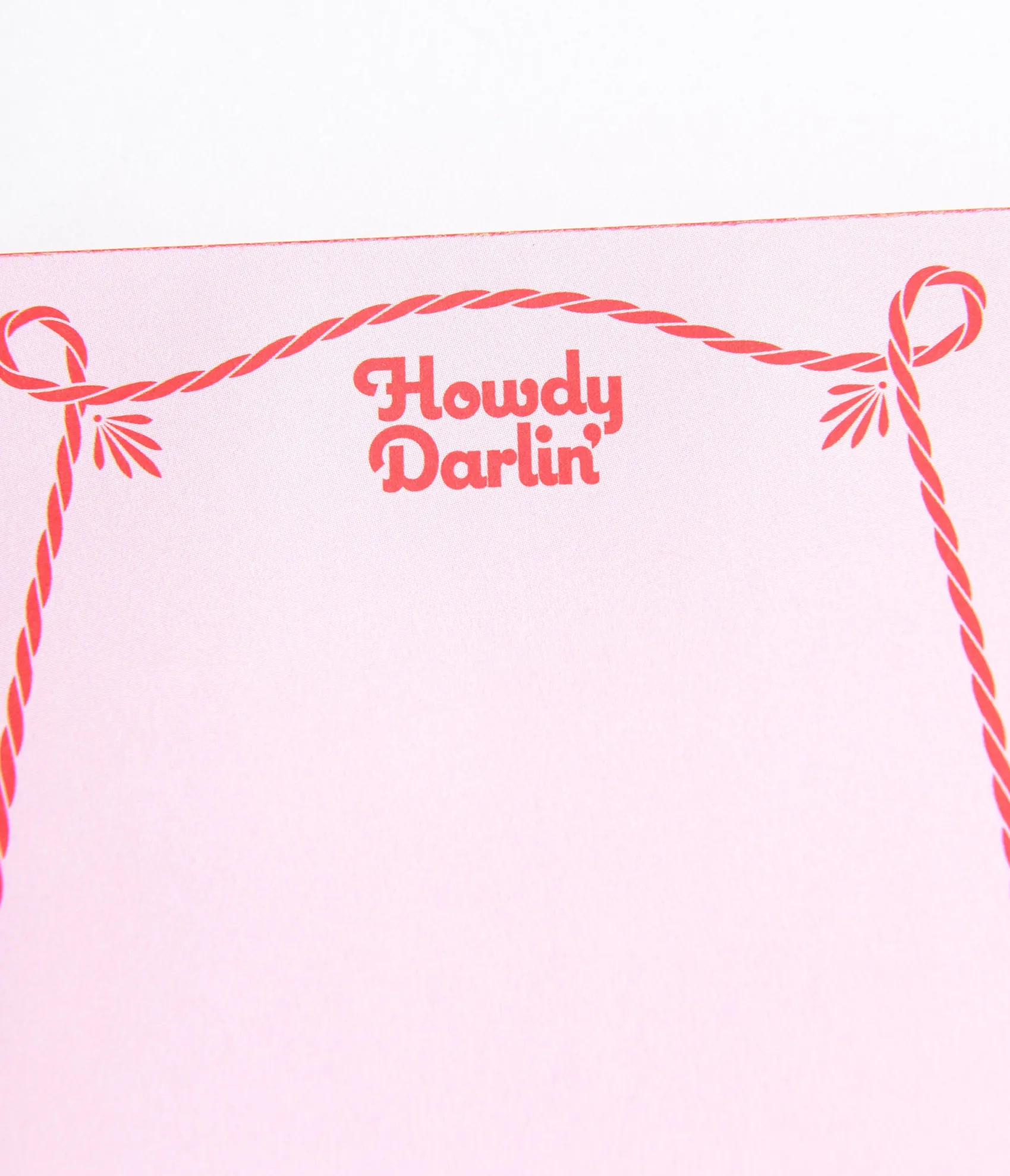 Unique Vintage Howdy Darlin Notepad Cheap