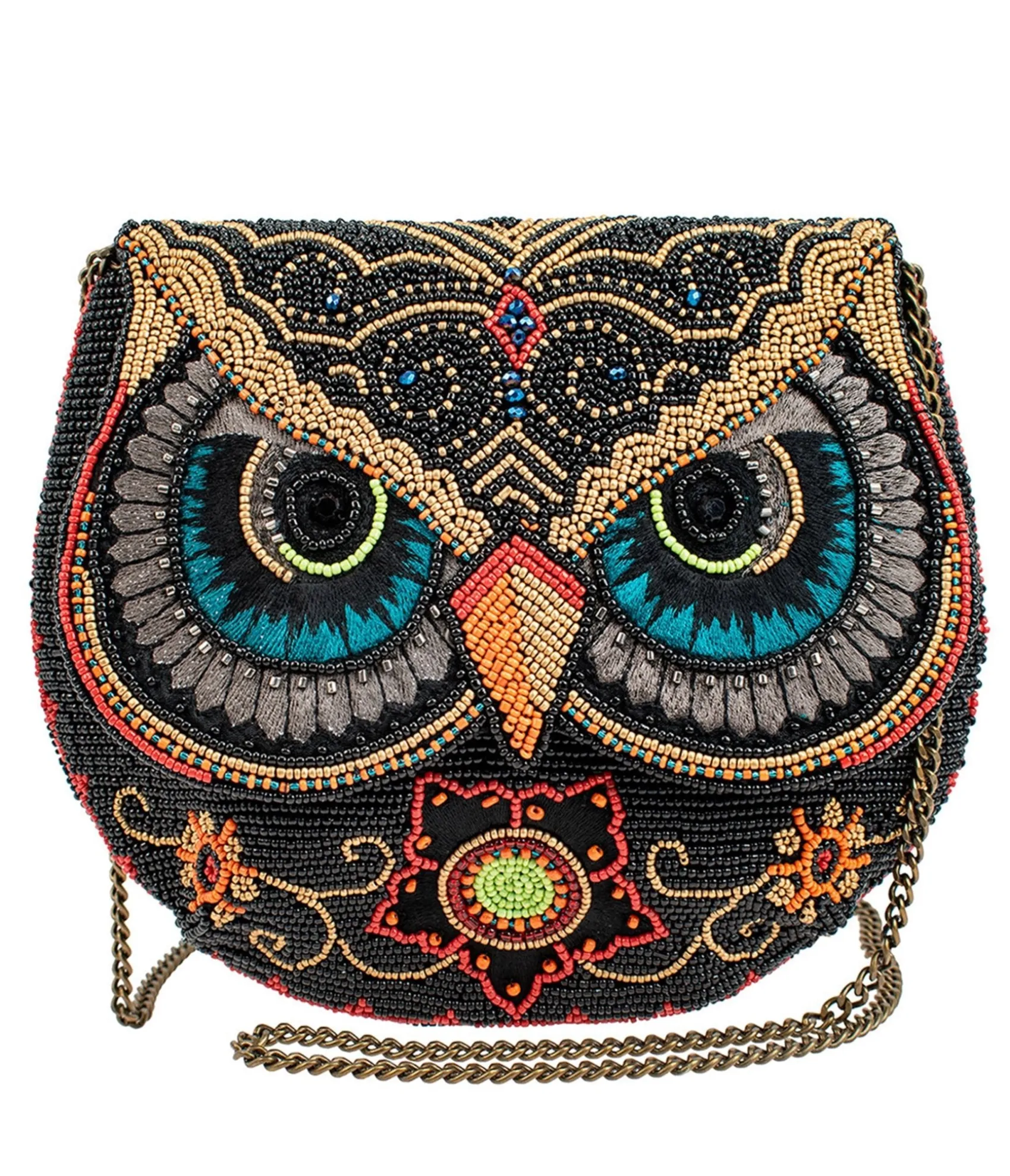 Unique Vintage Mary Frances Night Owl Crossbody Handbag Discount