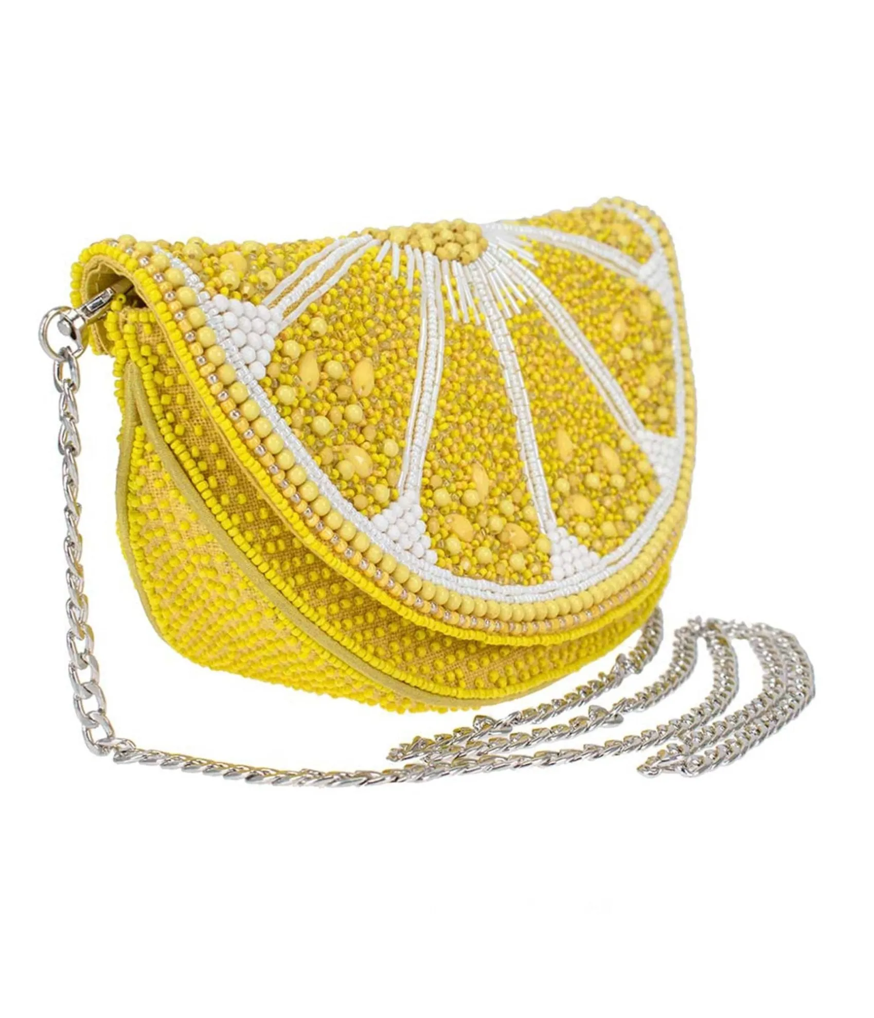 Unique Vintage Mary Frances Tart Lemon Crossbody Bag Outlet