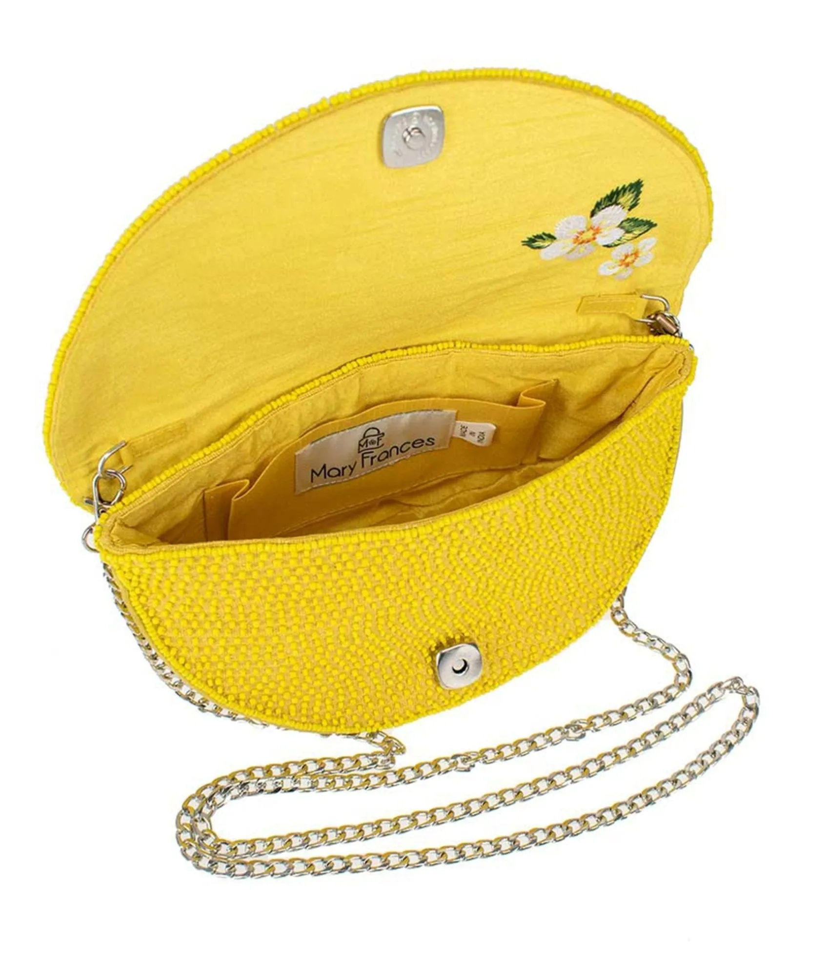 Unique Vintage Mary Frances Tart Lemon Crossbody Bag Outlet