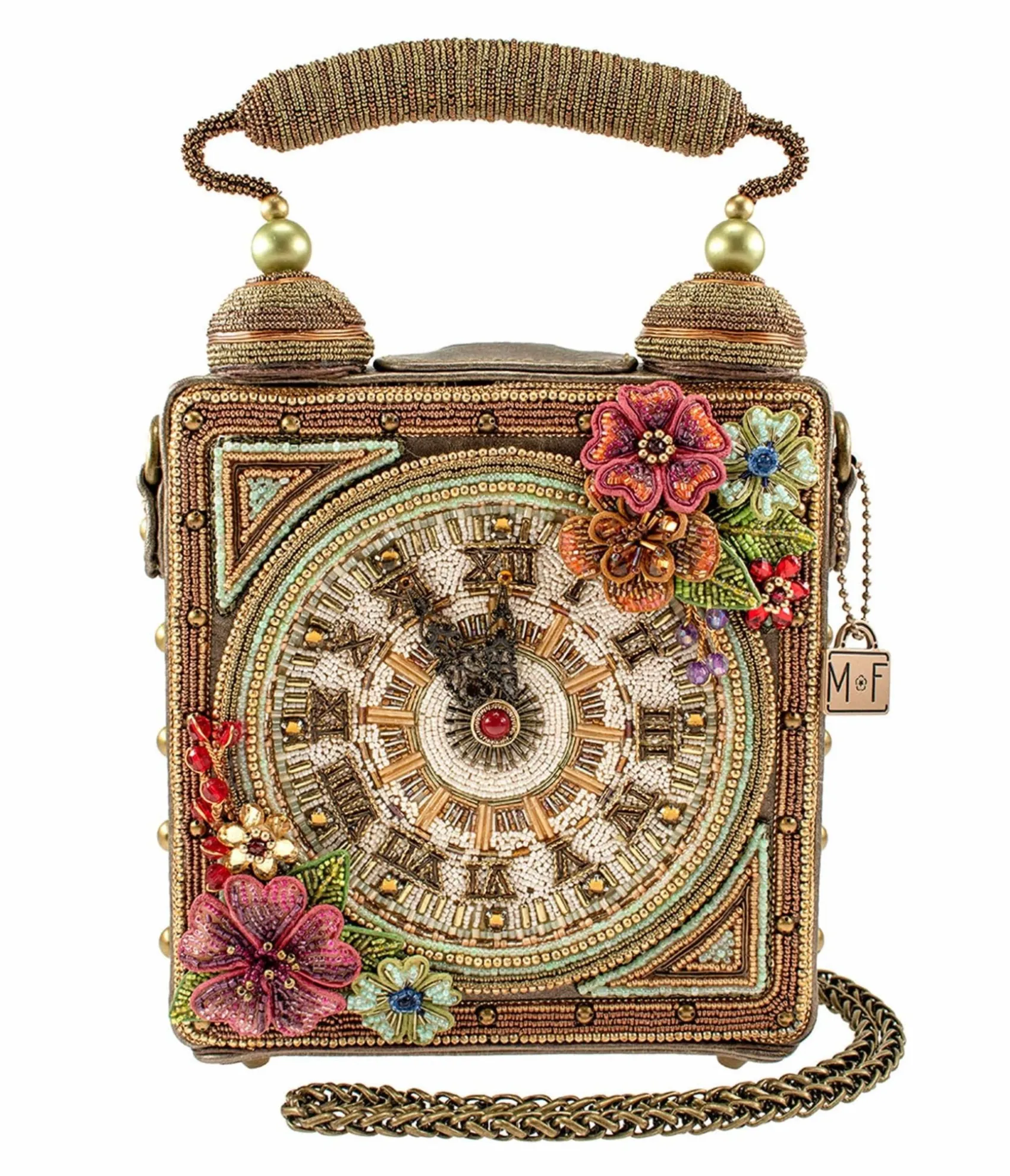 Unique Vintage Mary Frances Time of Your Life Clock Handbag Best