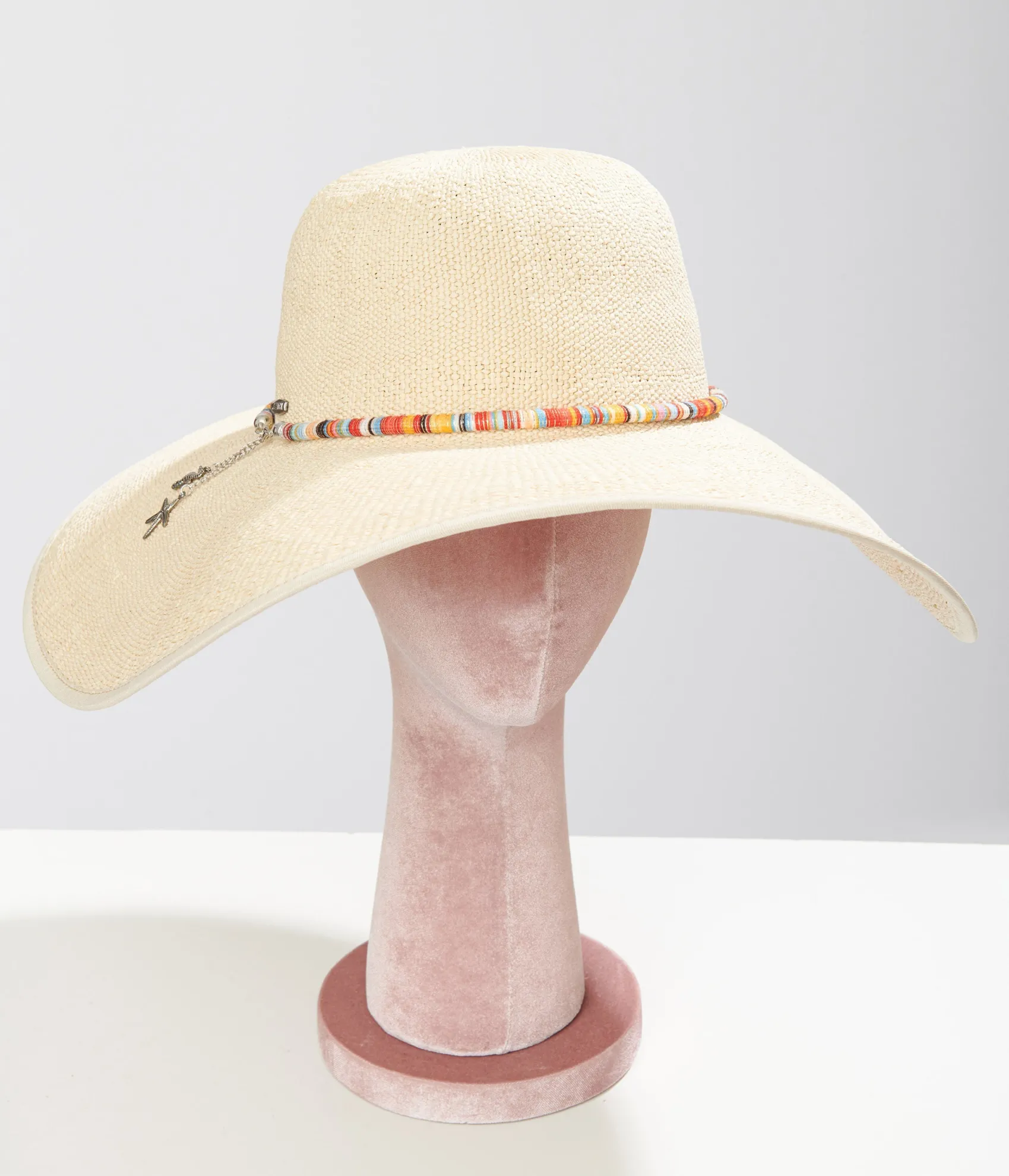 Unique Vintage Multicolor Stripe Rope Straw Sun Hat Cheap