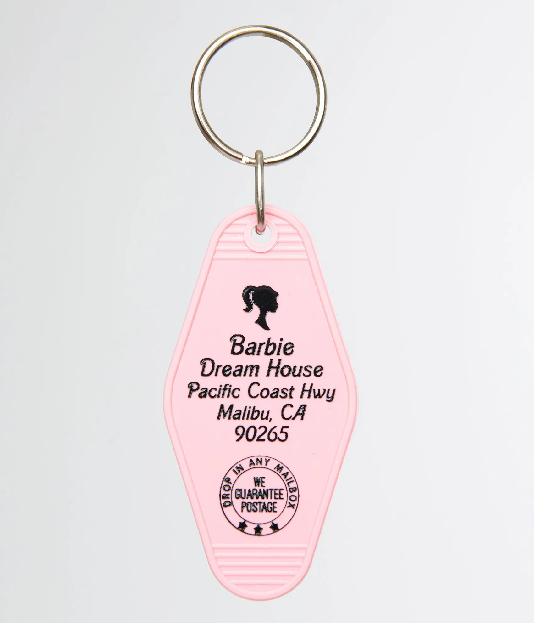 Unique Vintage Pink Barbie Dream House Motel Key Fob Fashion