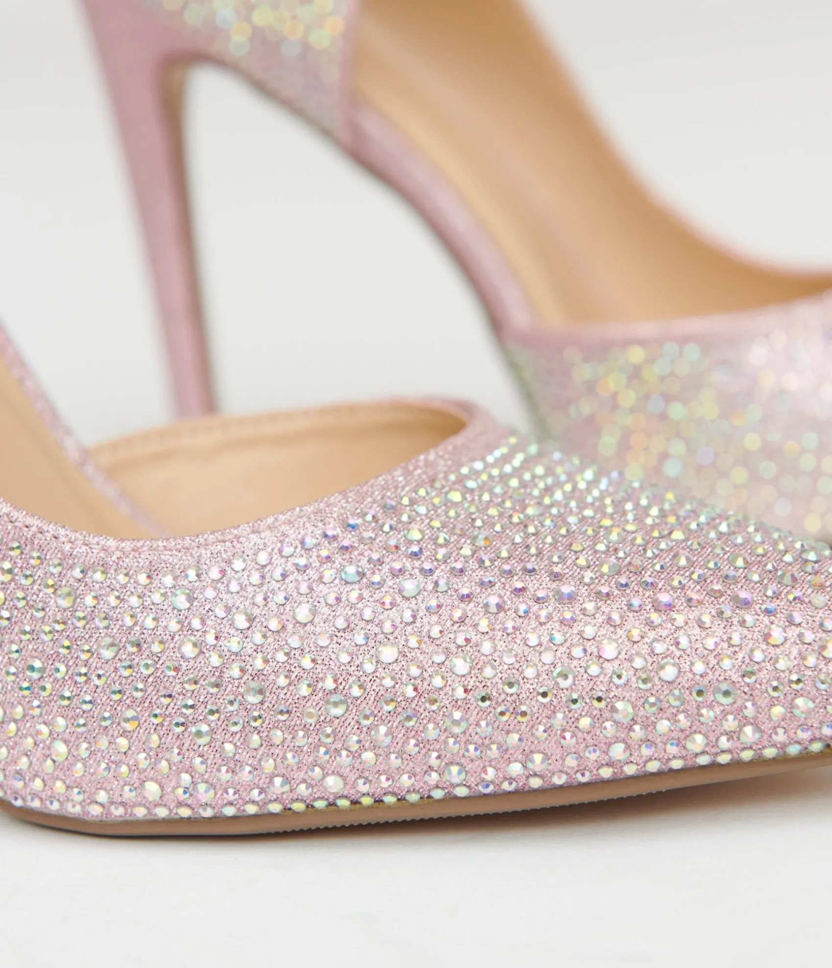 Unique Vintage Pink Rhinestone Stiletto Pumps Best