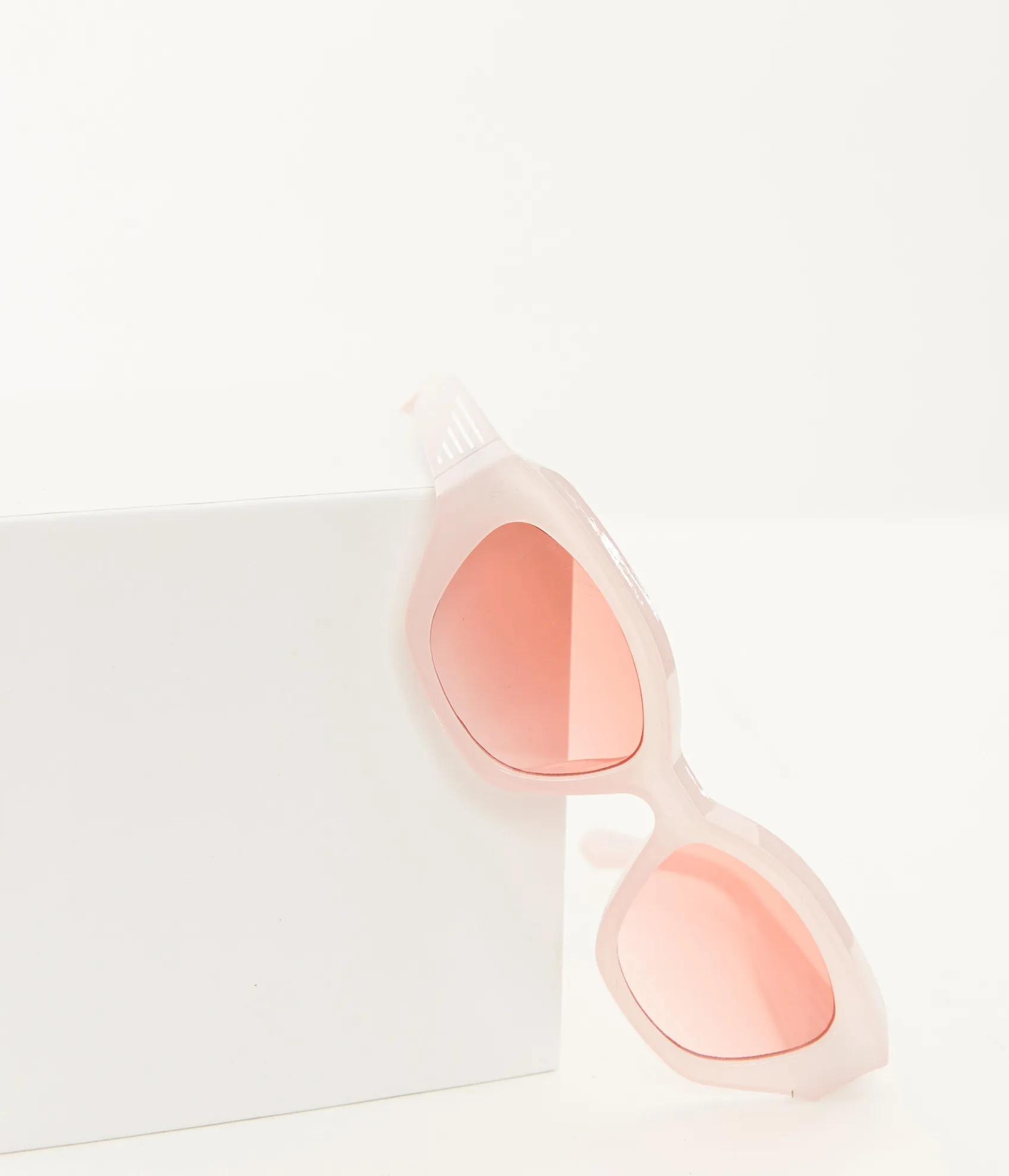 Unique Vintage Pink Tinted Sunglasses Cheap