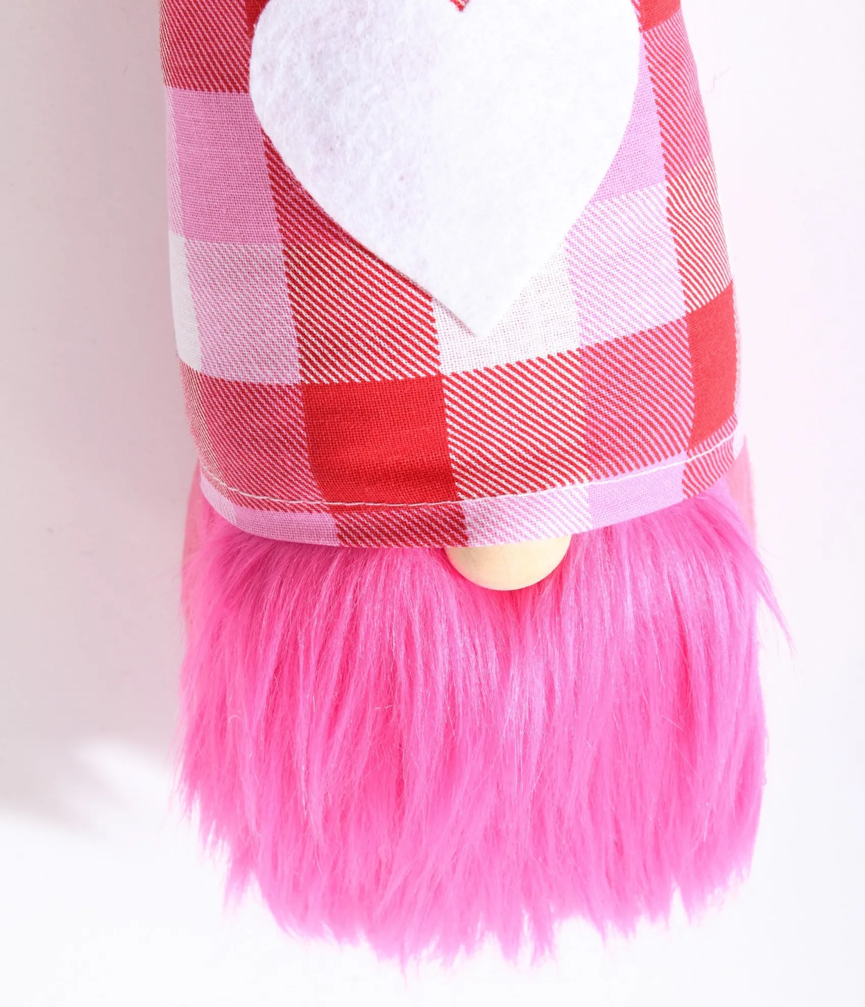 Unique Vintage Pink Valentine Gnome Fashion