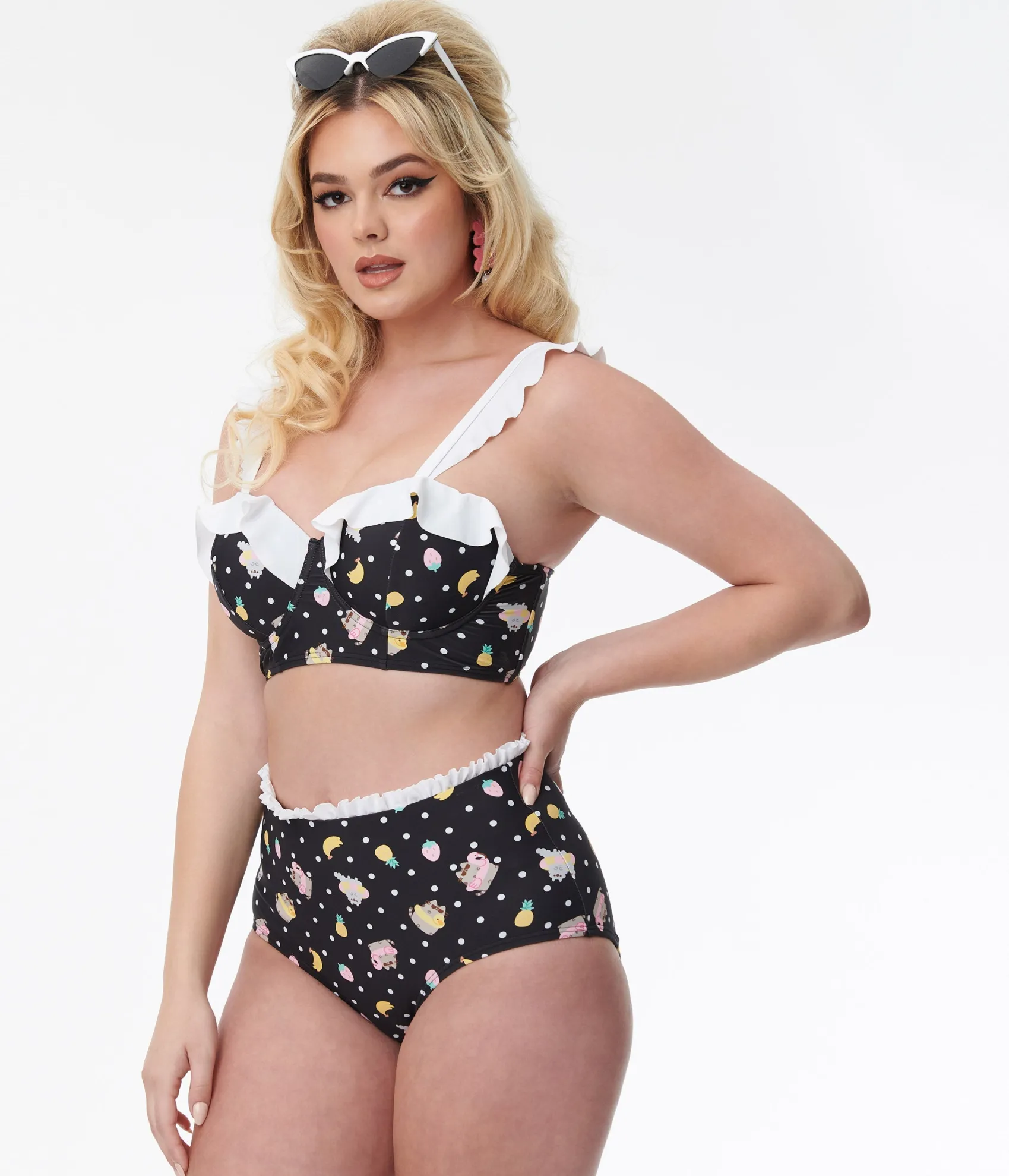 Unique Vintage Pusheen x Pool Time Cape May Swim Bottoms Best Sale