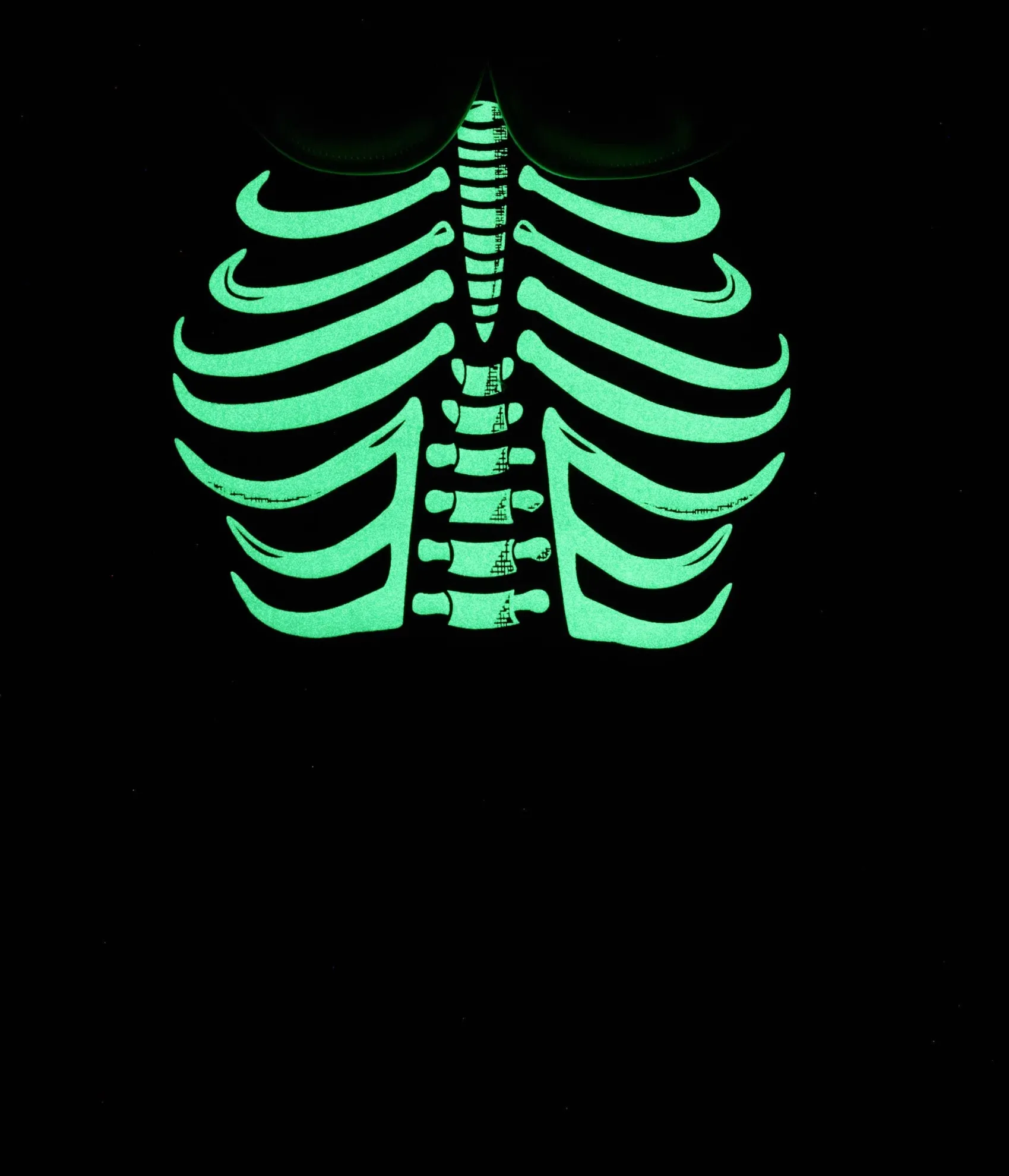 Unique Vintage Smak Parlour Kids Black & White Glow in the Dark Skeleton Power Mini Dress Shop