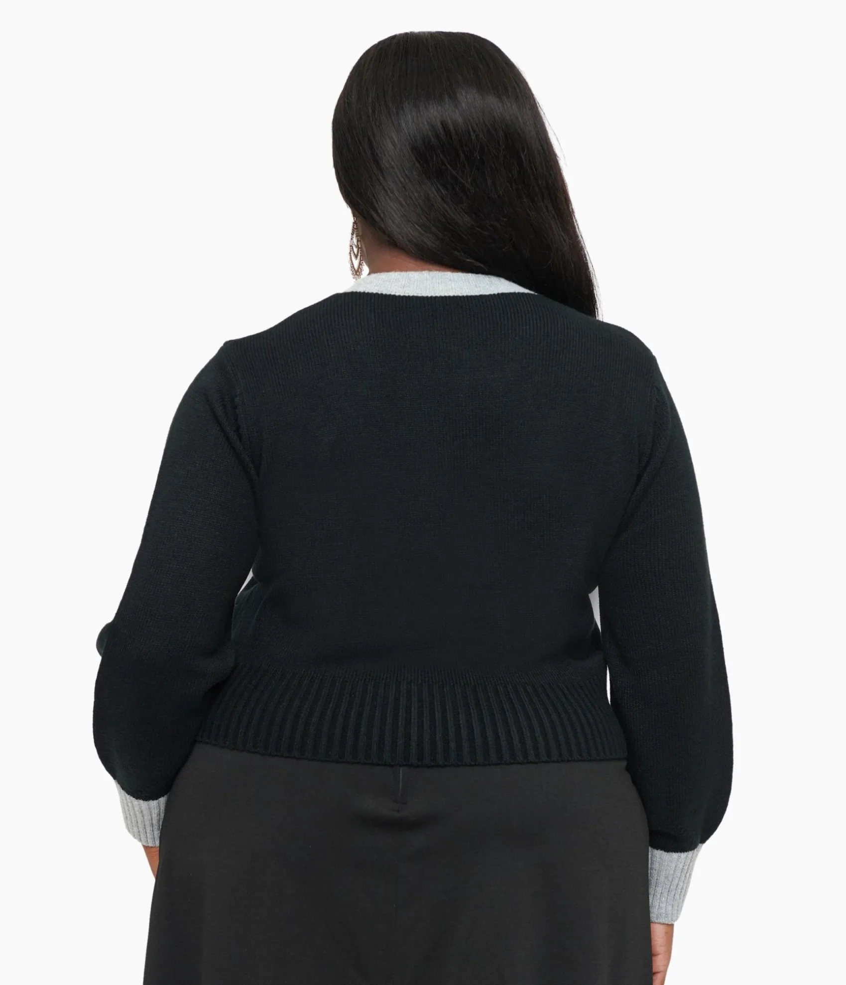 Unique Vintage Smak Parlour Plus Size 1960s Black & Silver Celestial Embroidered Cropped Cardigan Outlet