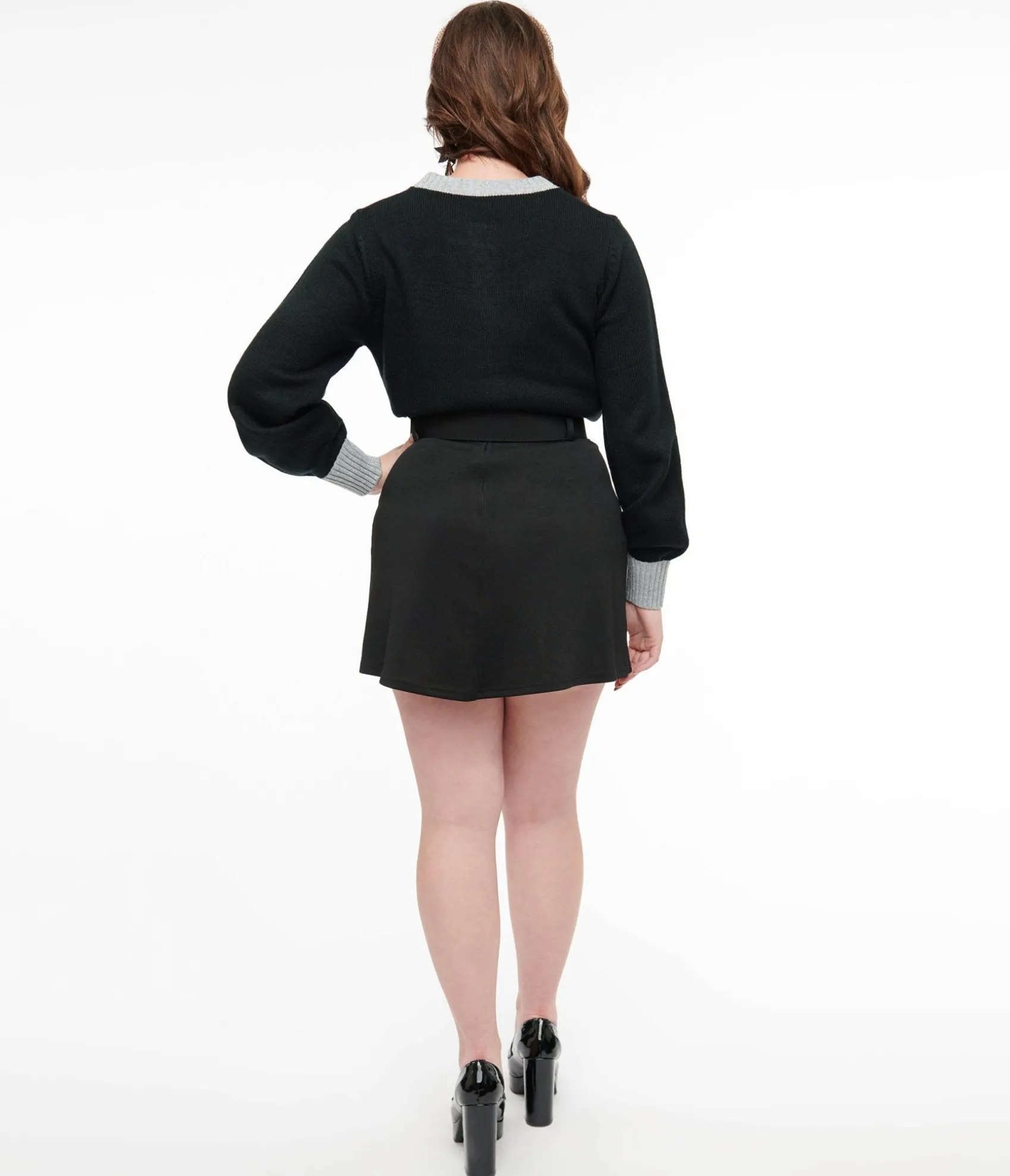 Unique Vintage Smak Parlour 1960s Black & Silver Celestial Embroidered Easy Does It Mini Skirt Store