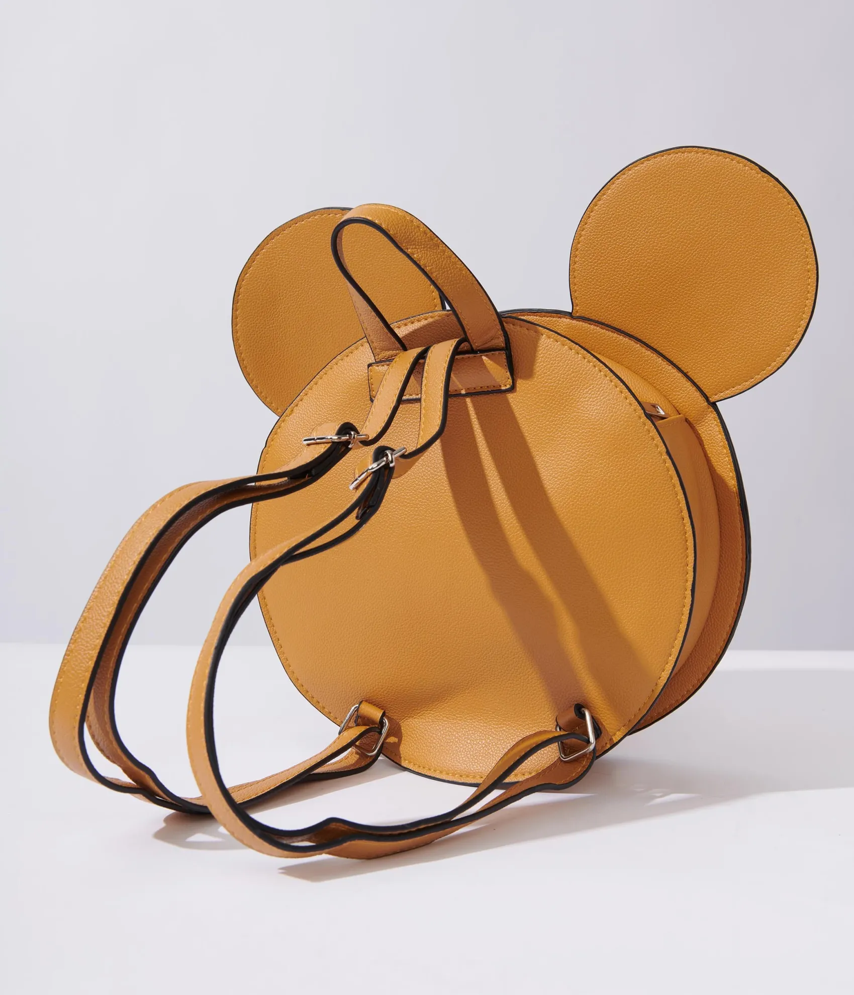 Unique Vintage Tan & Pink Concha Mouse Mini Backpack Online