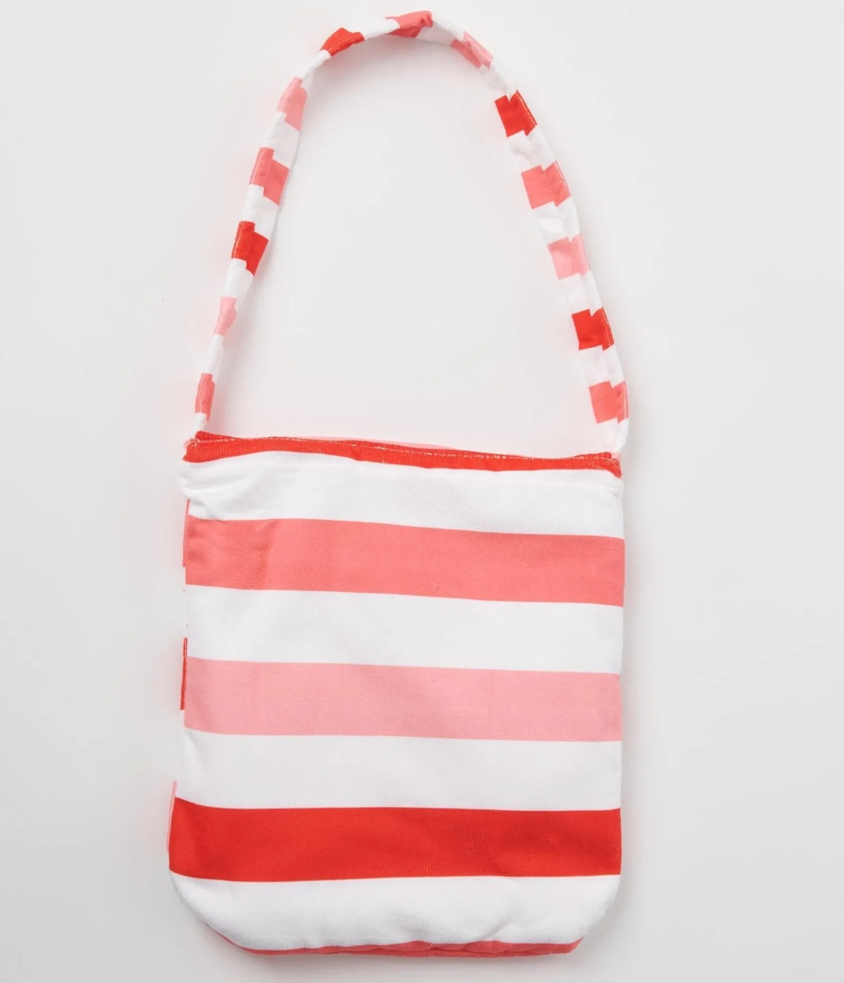 Unique Vintage Think Pink Striped 2 In 1 Towel Tote Bag Sale