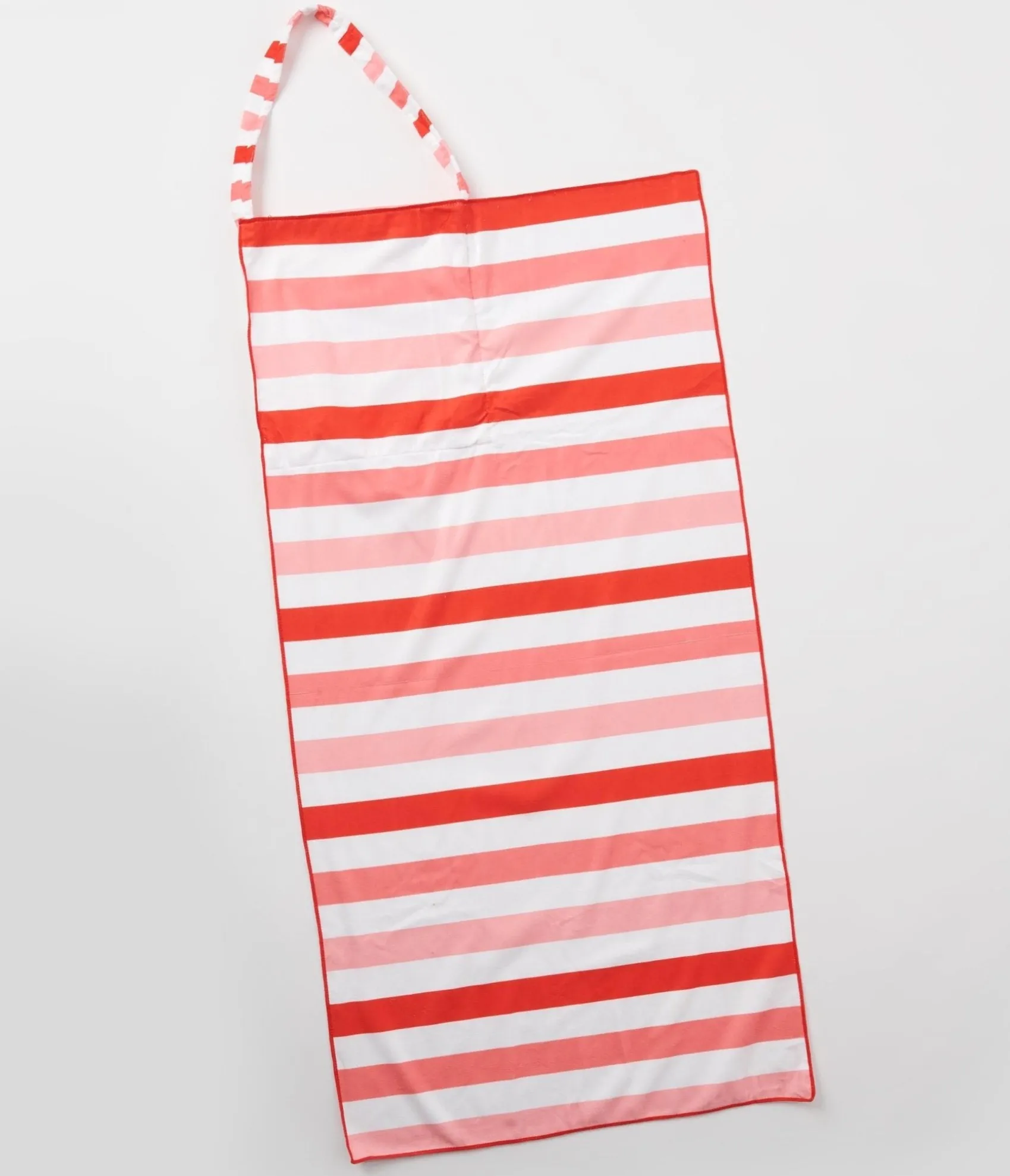 Unique Vintage Think Pink Striped 2 In 1 Towel Tote Bag Sale