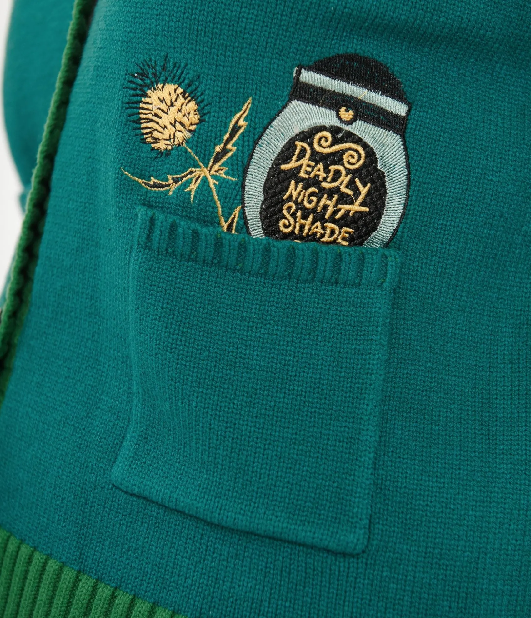Unique Vintage Time Burton's The Nightmare Before Christmas by Teal Deadly Night Shade Cardigan Cheap