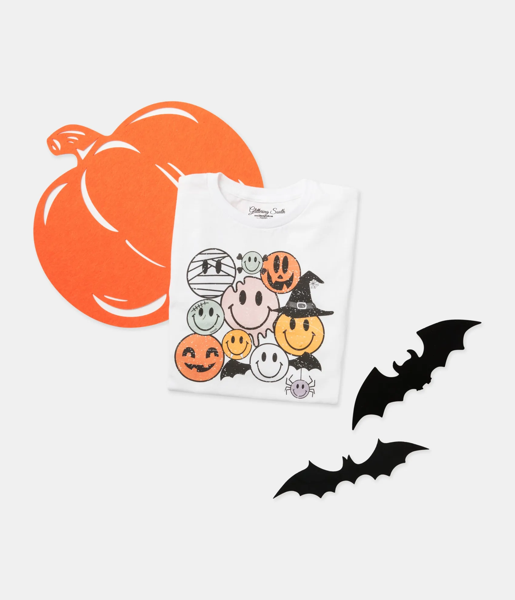 Unique Vintage Trick or Treat Faces Youth Graphic Tee Best