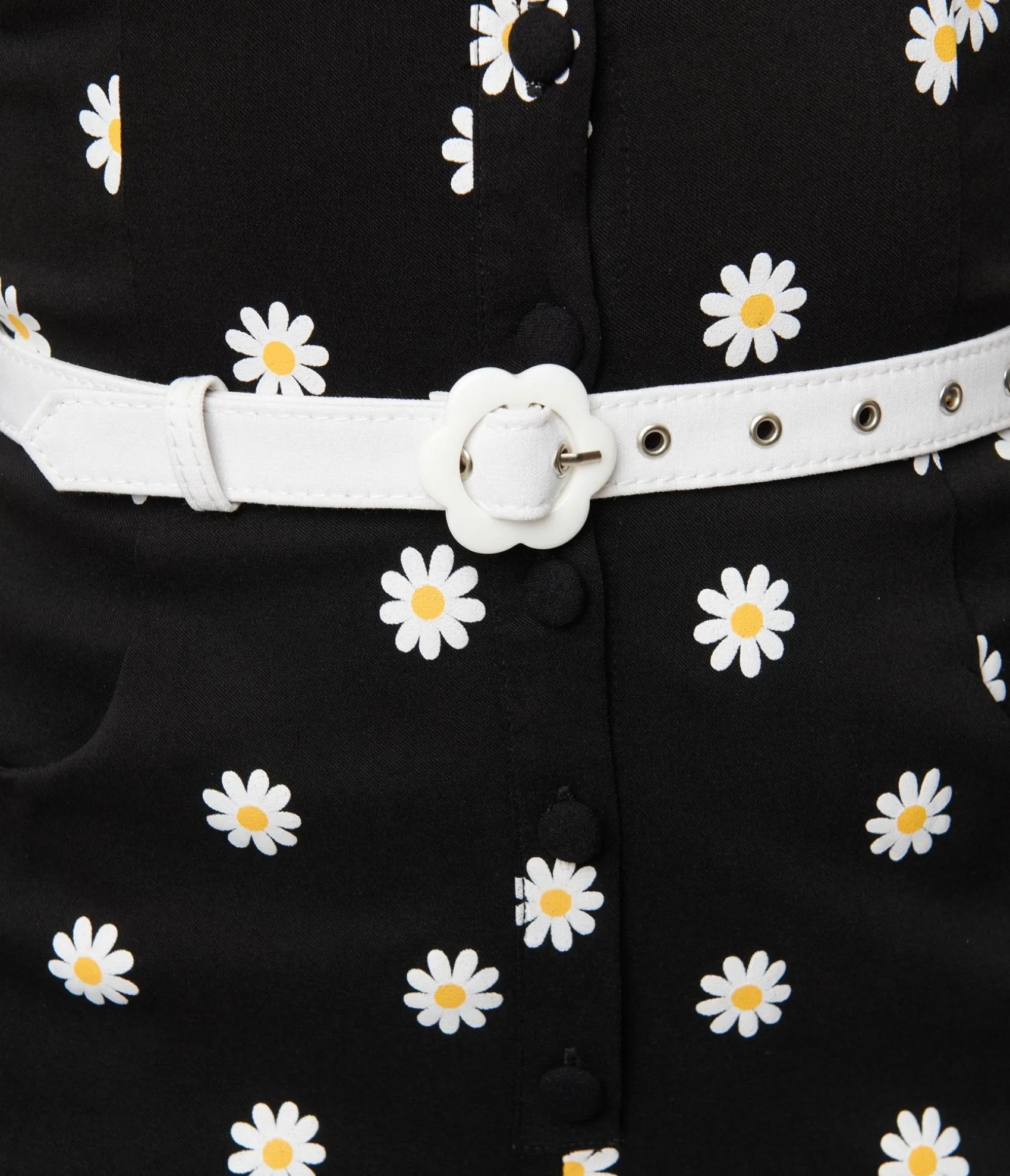 Unique Vintage Daisy Print Patsy Romper New