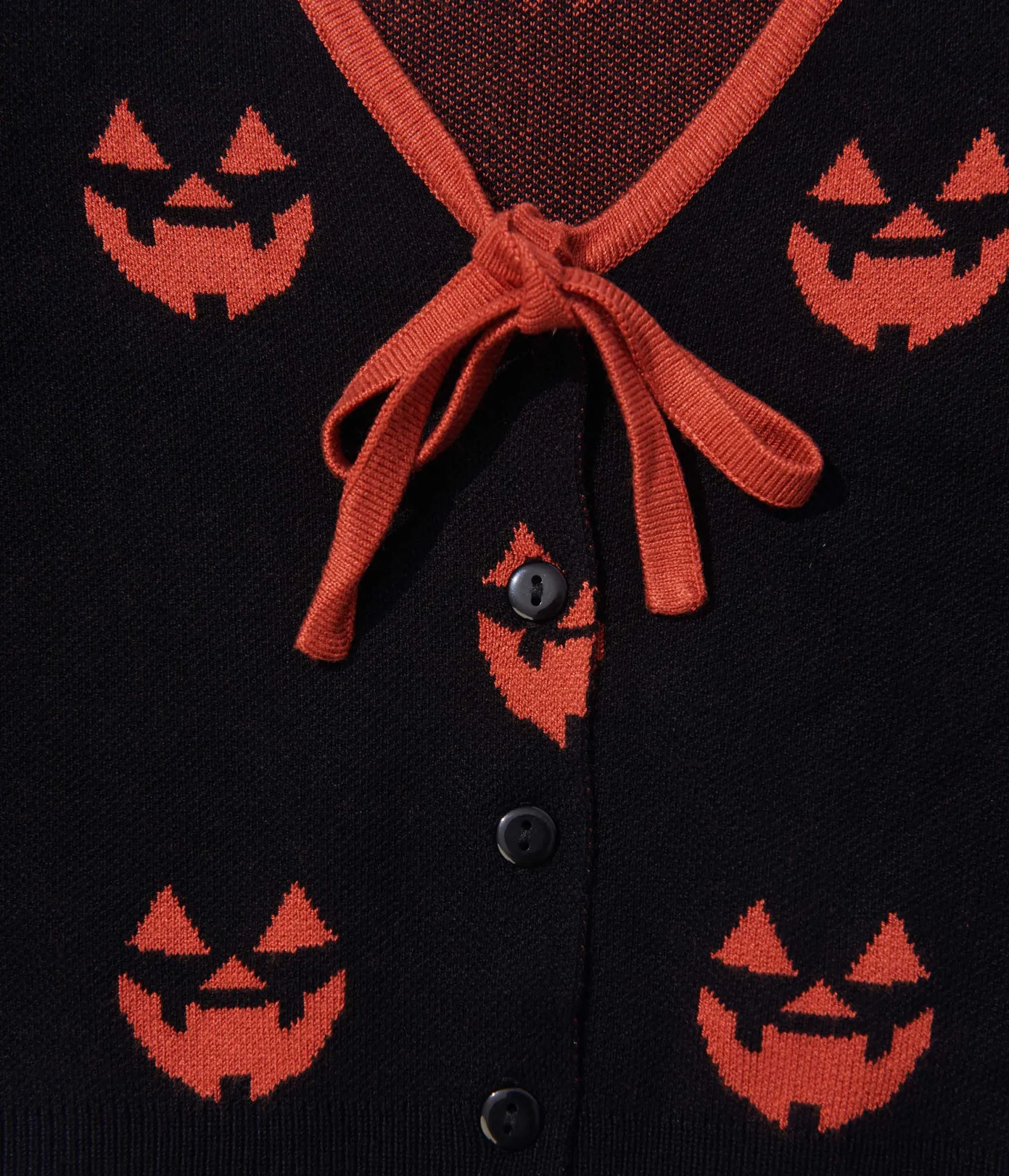 Unique Vintage Kids Black & Orange Pumpkin Crop Cardigan Outlet
