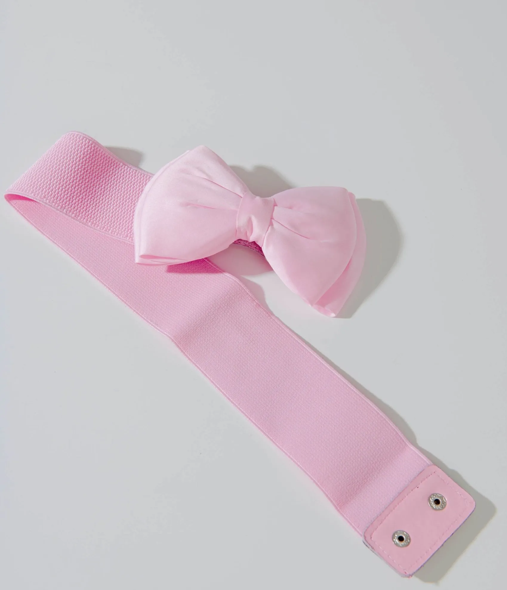 Unique Vintage Pink Bow Cinch Belt Clearance