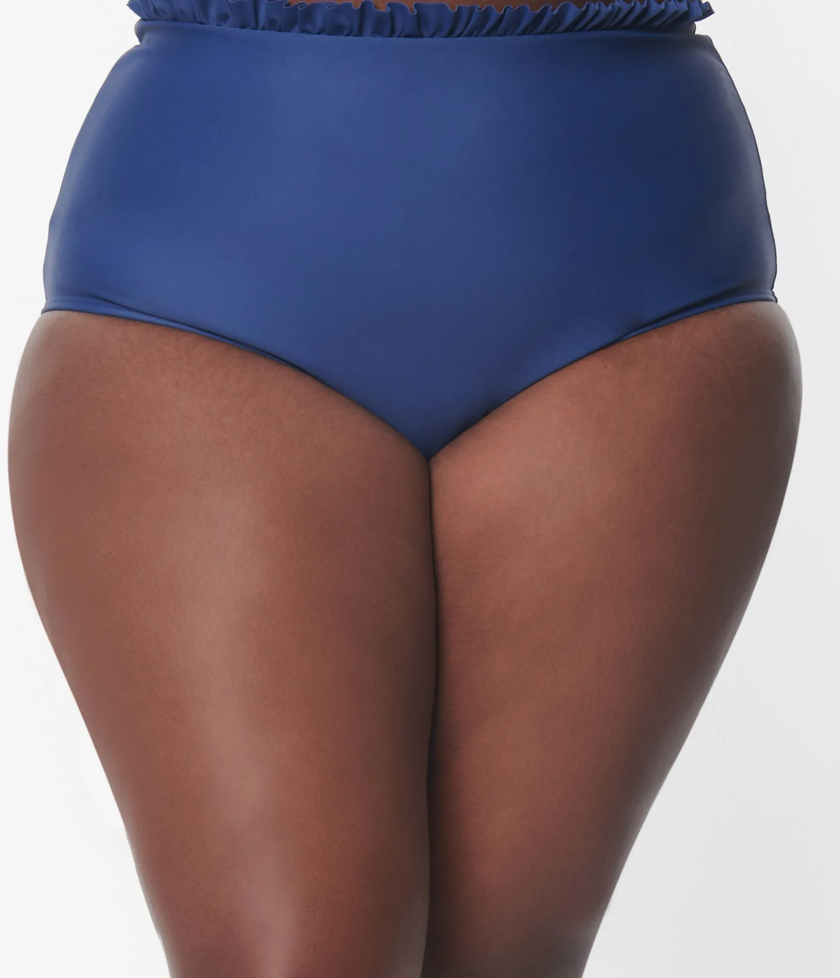 Unique Vintage Plus Size Navy Cape May Swim Bottoms Discount