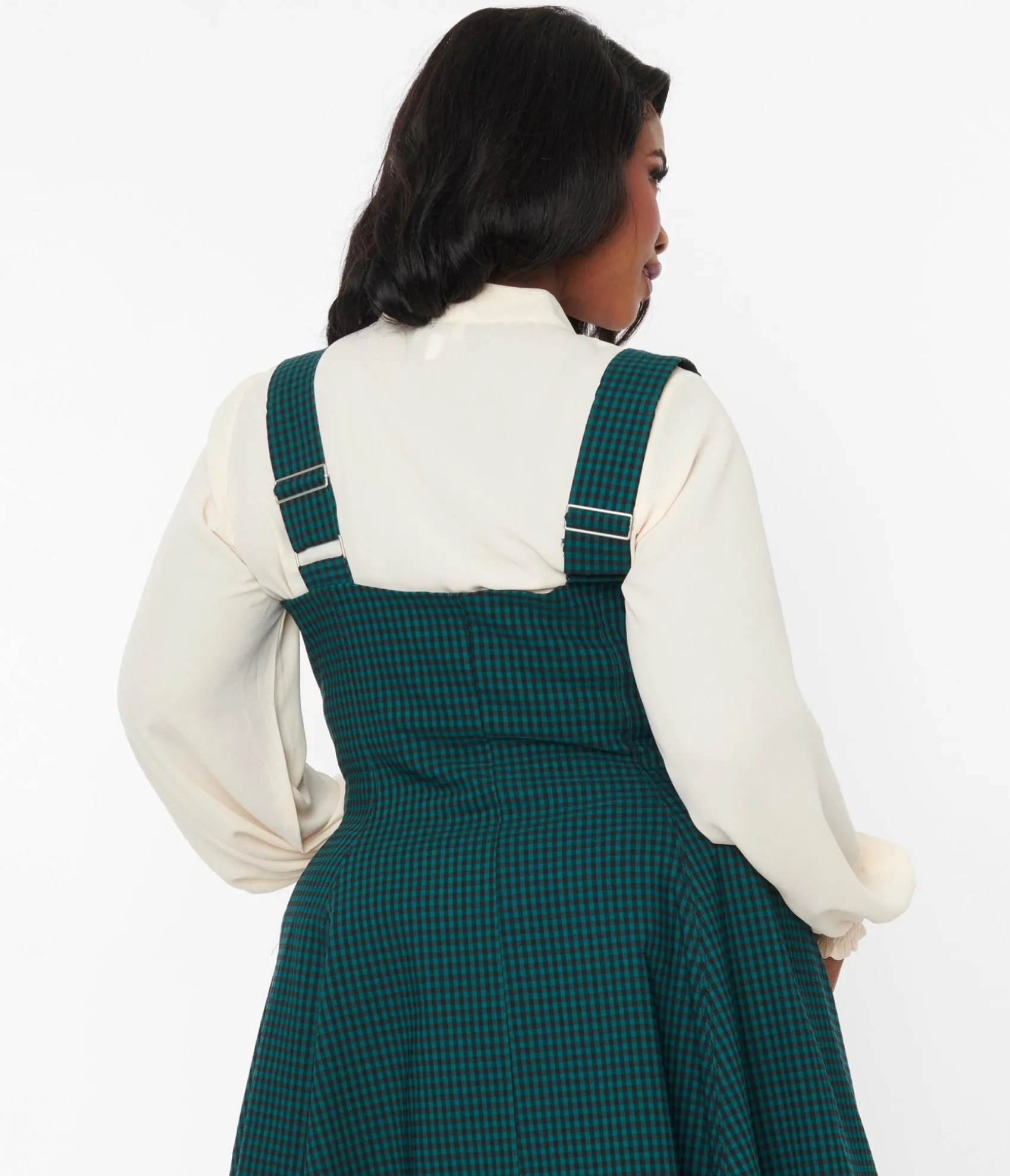 Unique Vintage Plus Size 1940s Ivory Neck Tie Blouse Shop