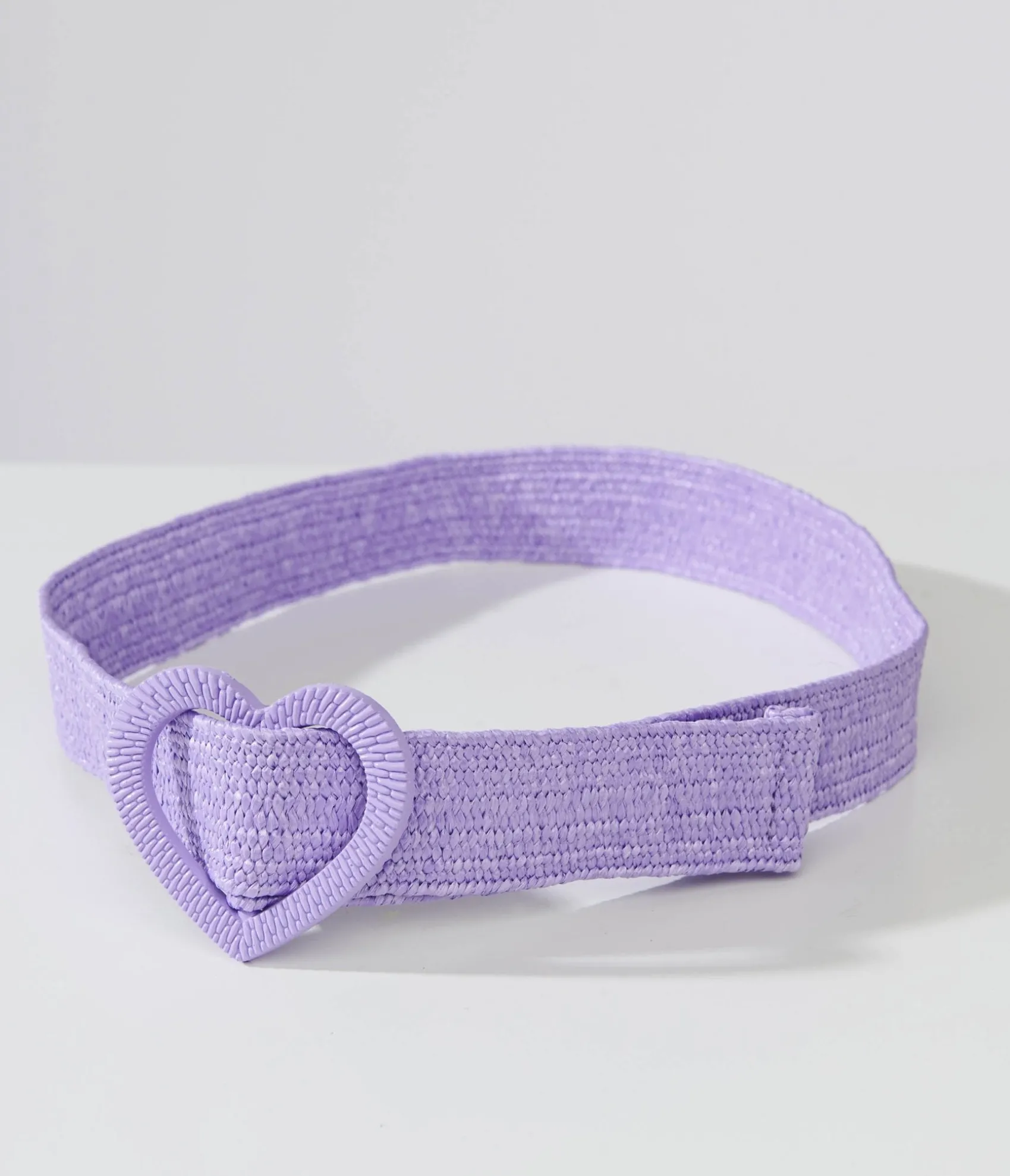 Unique Vintage Purple Heart Buckle Woven Belt Store