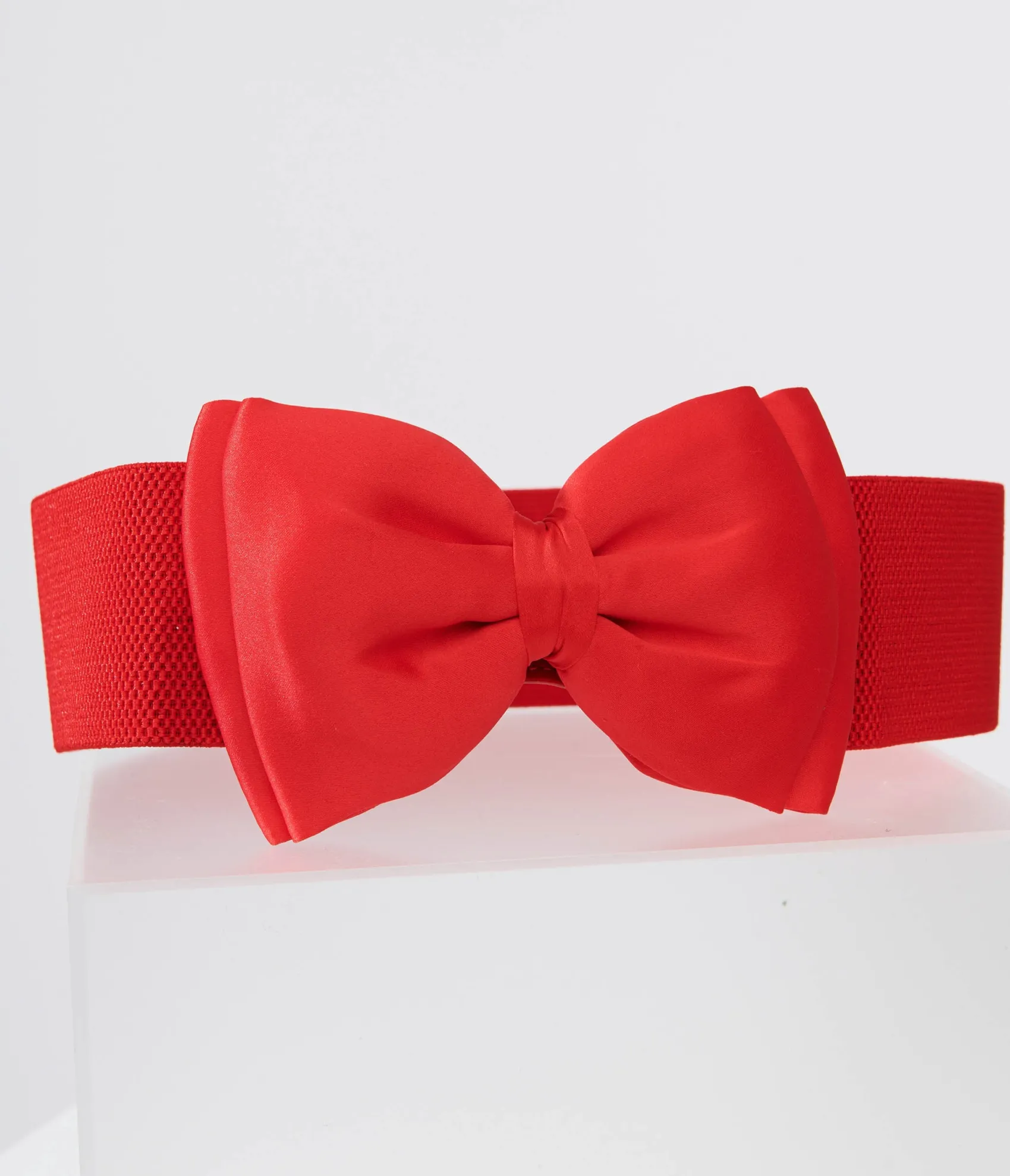 Unique Vintage Red Bow Cinch Belt Best