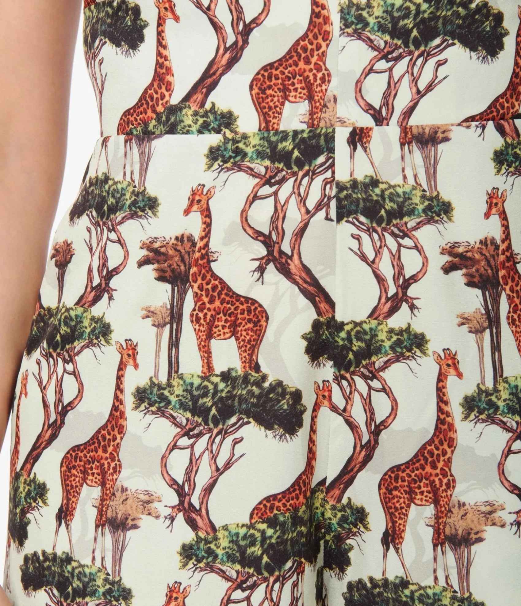 Unique Vintage 1970s Giraffe Print Halter Jumpsuit Best