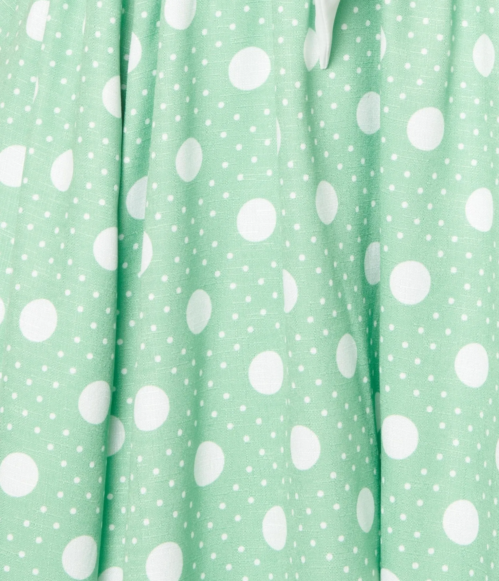 Unique Vintage 1940s Sage & White Polka Dot Flutter Swing Dress Online